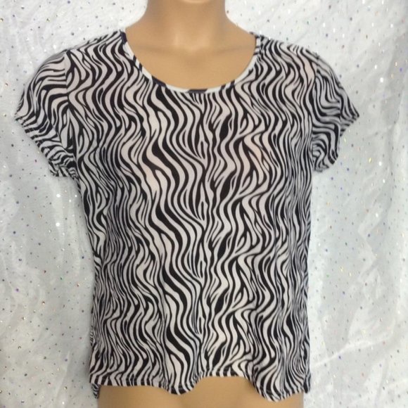 TNO Black Zebra Lightweight Crew Career Top 1X - Picture 1 of 5